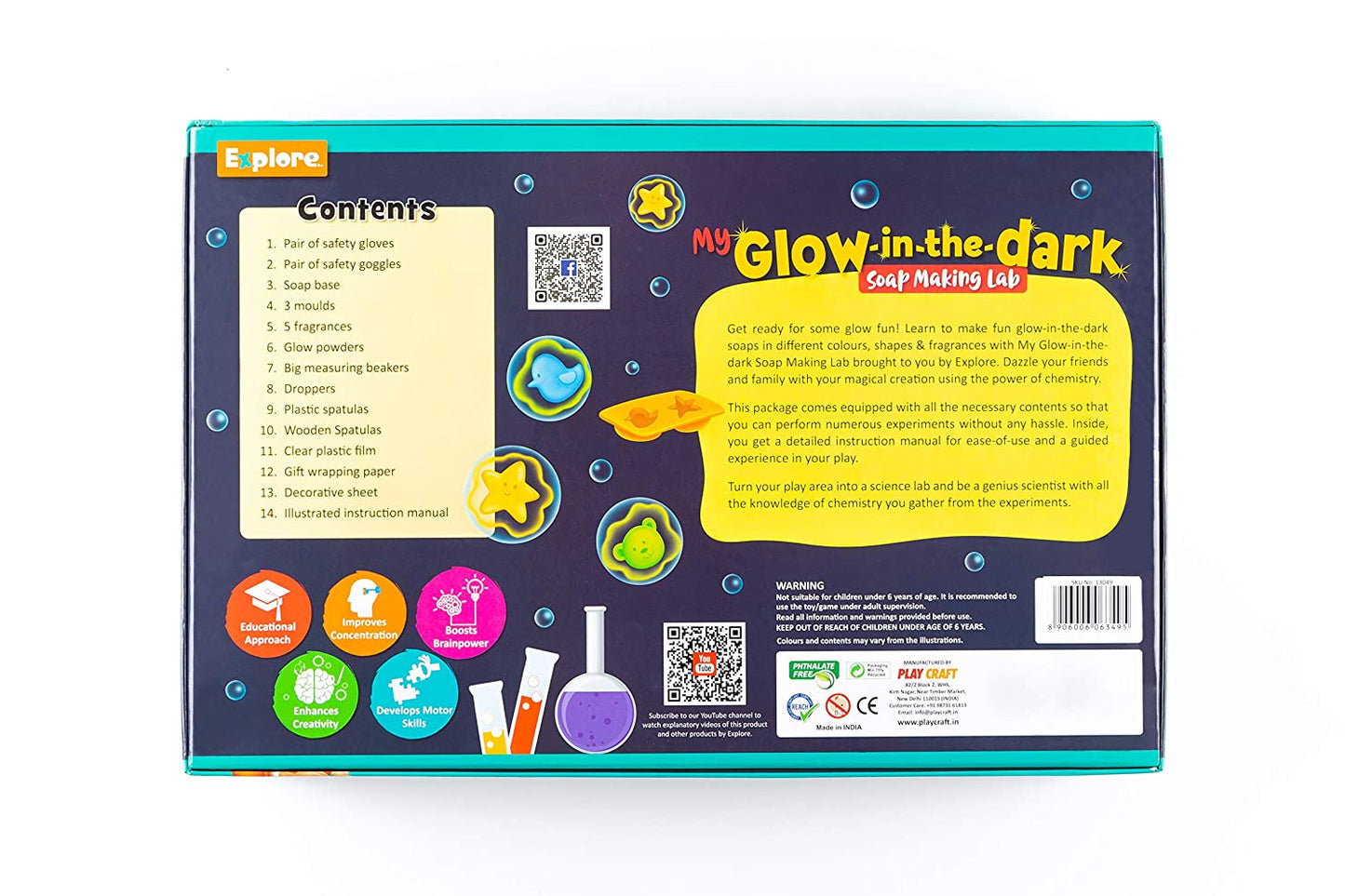 Explore.. | Stem Learner | My Glow-In-The-Dark Soap Making Lab (
