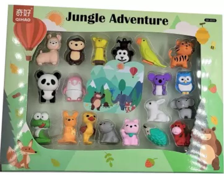 Cutest Designer Jungle Adventure Erasers Combos