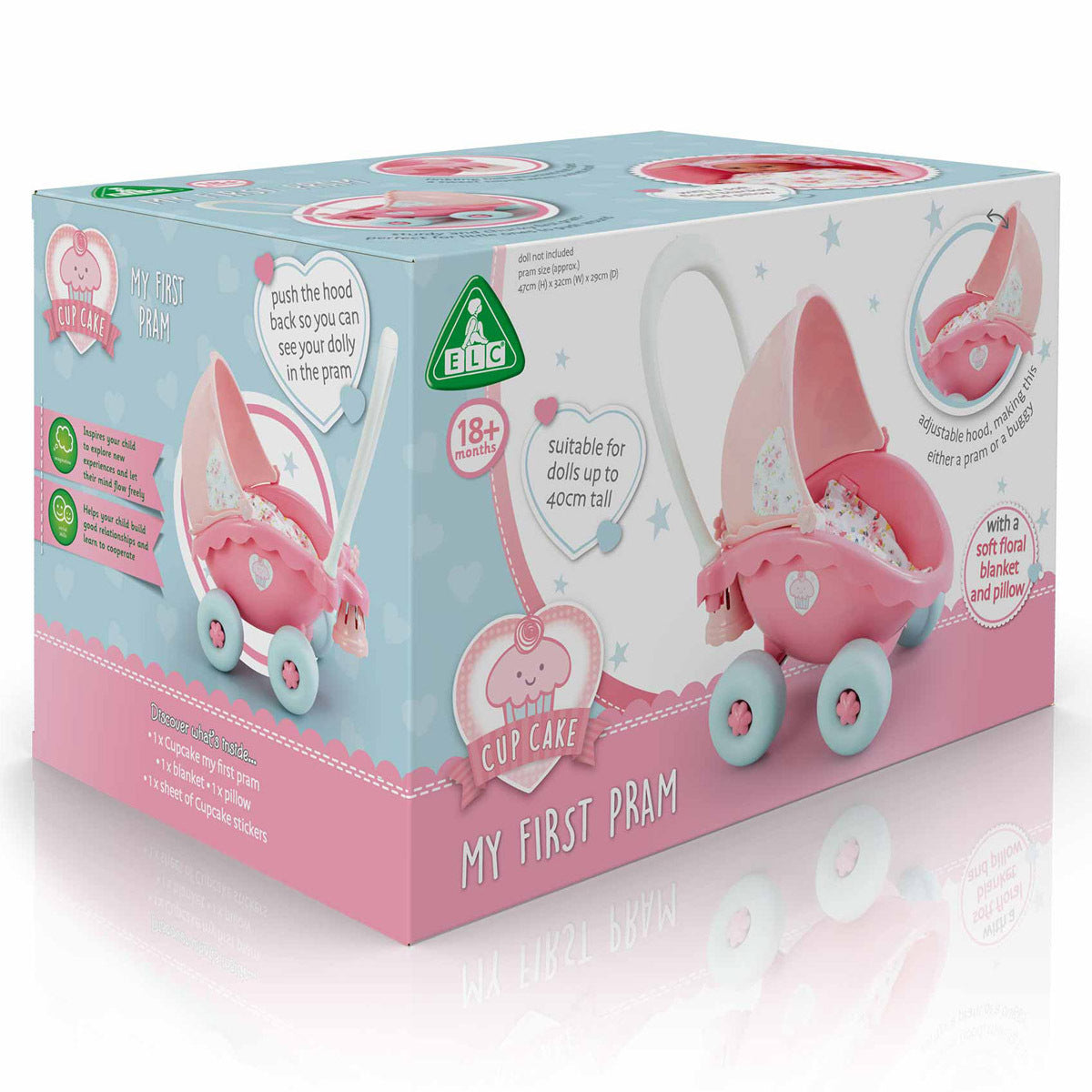 Early Learning Centre My First Pram Cupcake Ride On