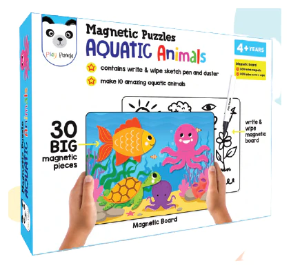 Magnetic Puzzles : Aquatic Animals