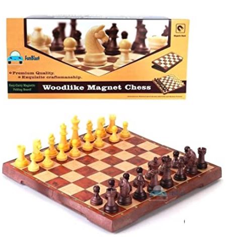 Rainbow Toys Magnetic Educational Chess Board Set