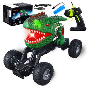 Dinosaur Toys Rc Stunt Car For Kids - Remote Control Car