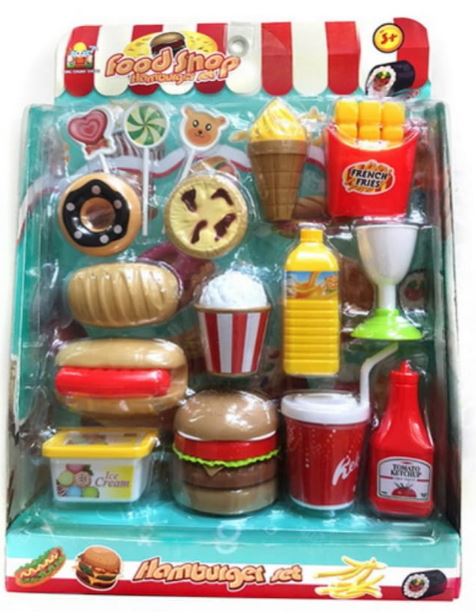 Food Shop Hamburger Set Toys For Kids