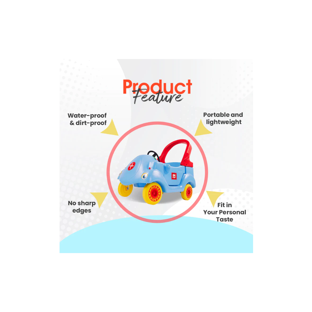 OK PLAY Coupe Car Sky Blue