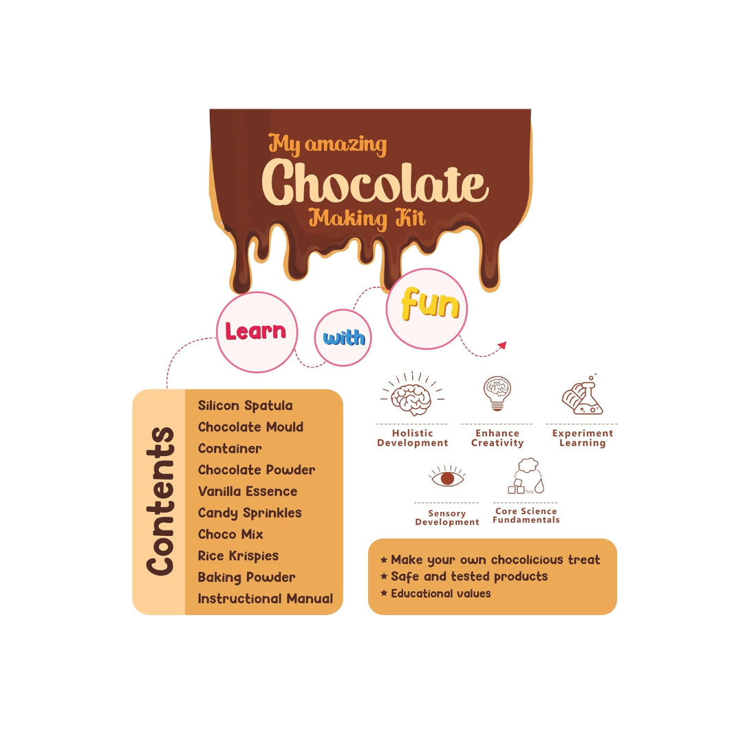 वेबी DIY मेरी अद्भुत चॉकलेट बनाने की किट