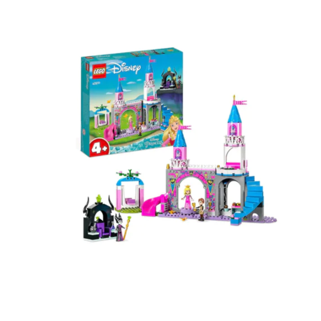 LEGO ǀ Disney Aurora’s Castle 43211 Building Toy Set (187 Pieces)