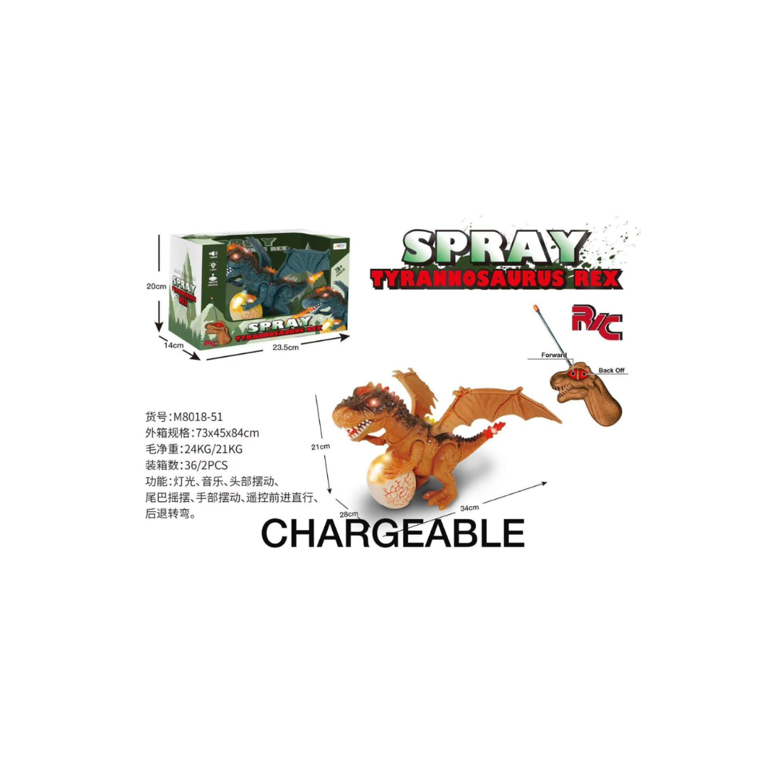 Rainbow Toys RC Spray Tyrannosaurus Rex