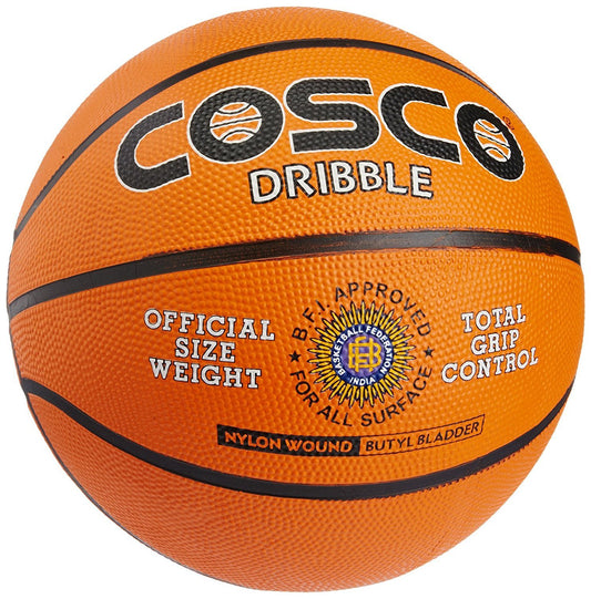 Cosco Dribble Basket Balls (Orange) Size 7 ; Original Product