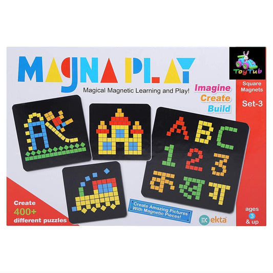 Ekta Magna Play Set 3 - Magical Magnetic Learning And Play (Imagine, Create