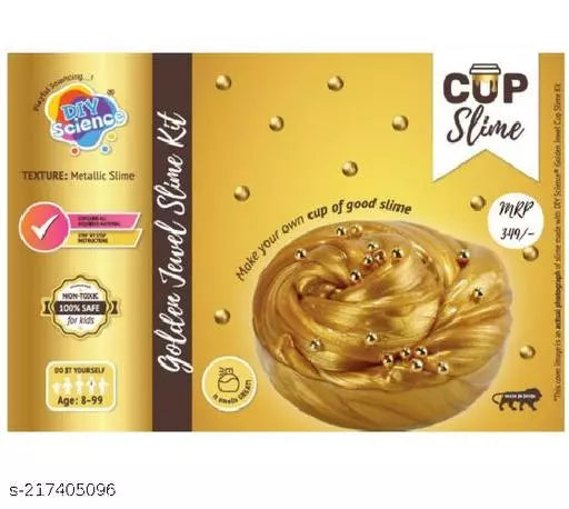 Golden Jewel Slime Kit Slime Cup Make Your Own Slimeclay & Slime