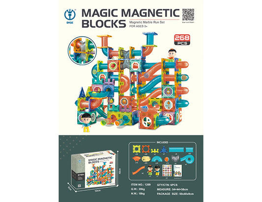 Magic Paradise (Magnetic Ball Track Building Blocks) 268Pcs