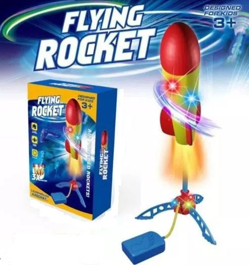 Flying Rocket With 3D Light Toy