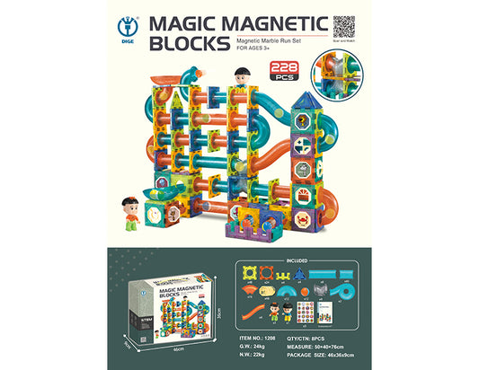 Magic Paradise (Magnetic Ball Track Building Blocks) 228Pcs