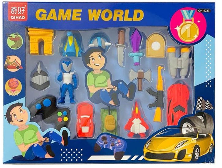 Cartoon Erasers For Kids Different Shapes