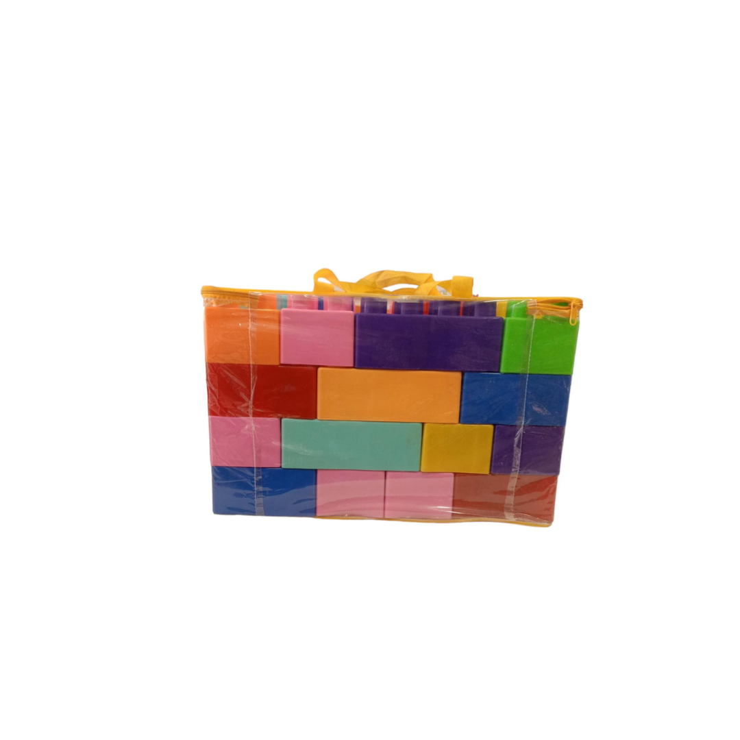 Seekho Jumbo Building Blocks Set Multicolor - 48 Pieces (Multicolor)