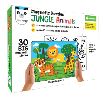 Magnetic Puzzles : Jungle Animals