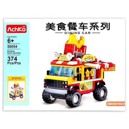 Rainbow Toys Dining Car Blocks 374Pcs