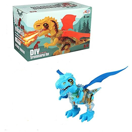 Dinosaur Toys For Kids Mechanical Gear Remote Control Dinosaur With Spray Mist,