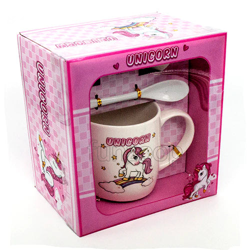 Ceramic Unicorn Mug Set Gift Pack