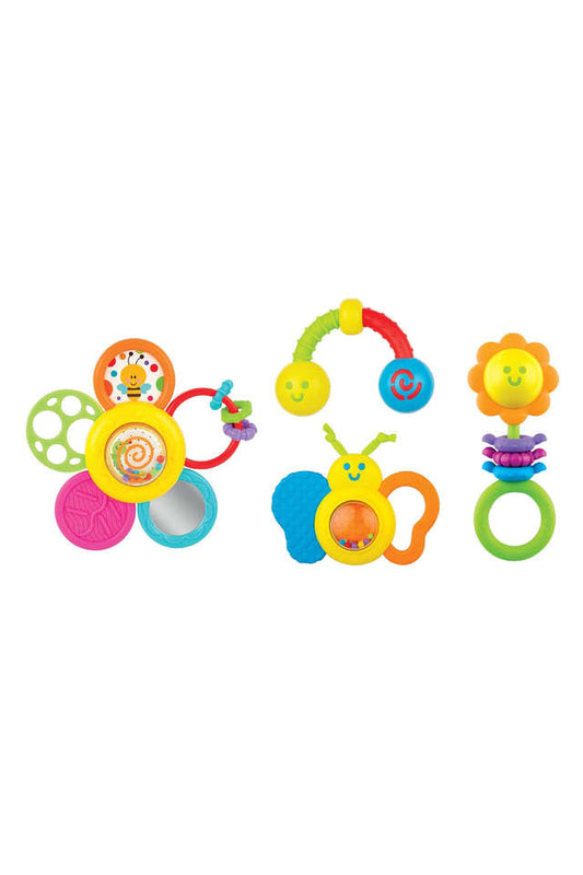Winfun Garden Pals Rattle Set - 4Pcs