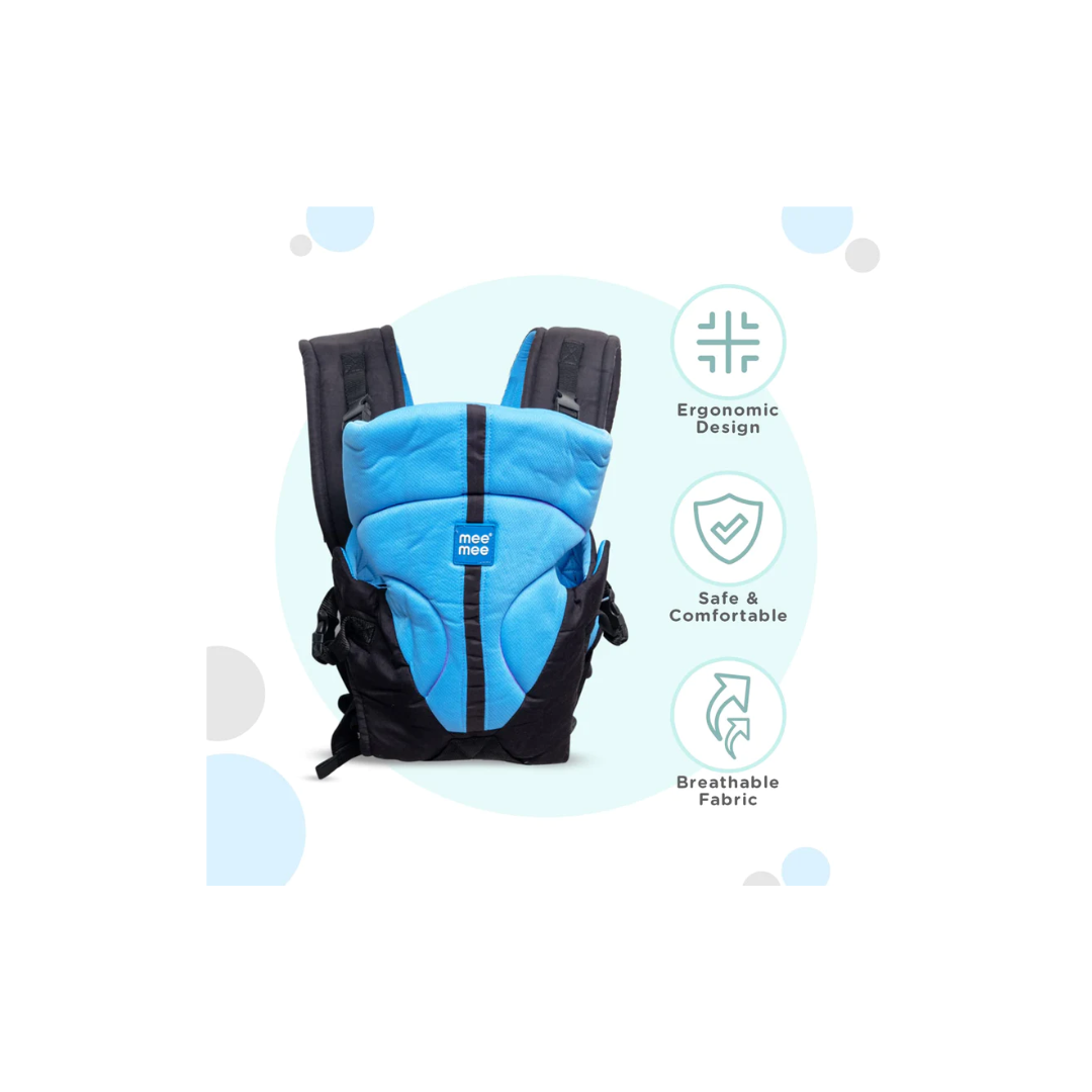 Mee Mee Adjustable Baby Sling Carrier with Padded Support Blue