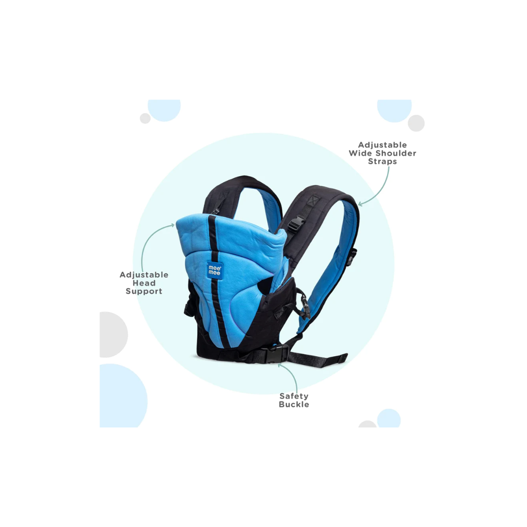 Mee Mee Adjustable Baby Sling Carrier with Padded Support Blue