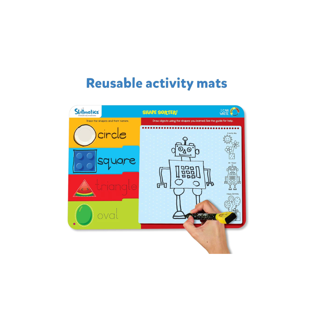 Skillmatics Educational Game : I Can Write (3-6 Years)/ Reusable Activity Mats/