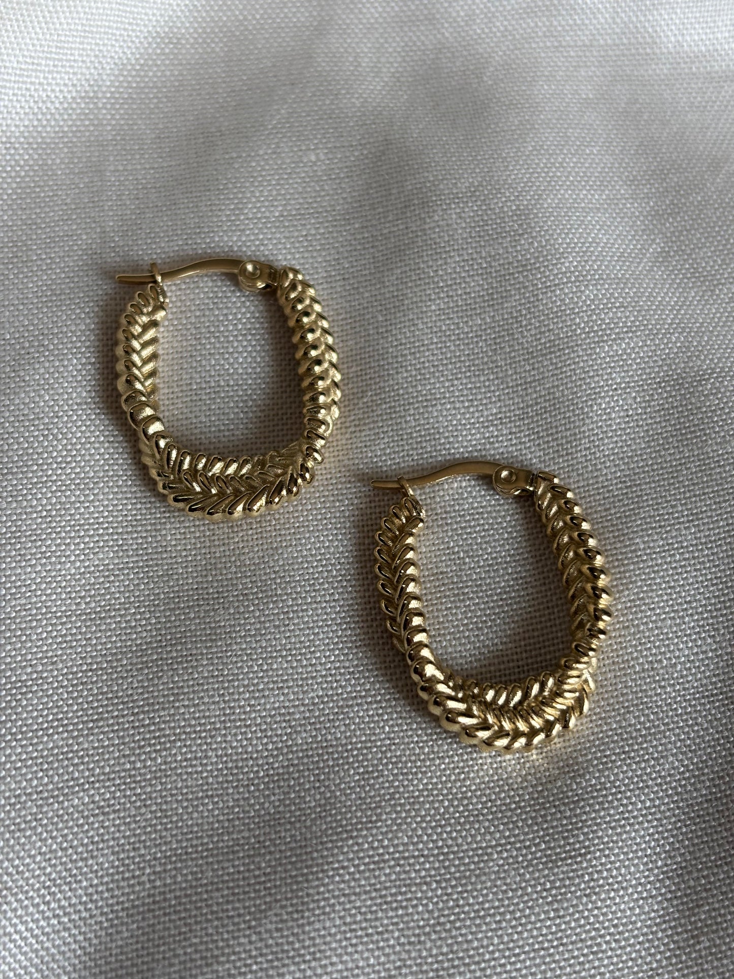 Golden hoops