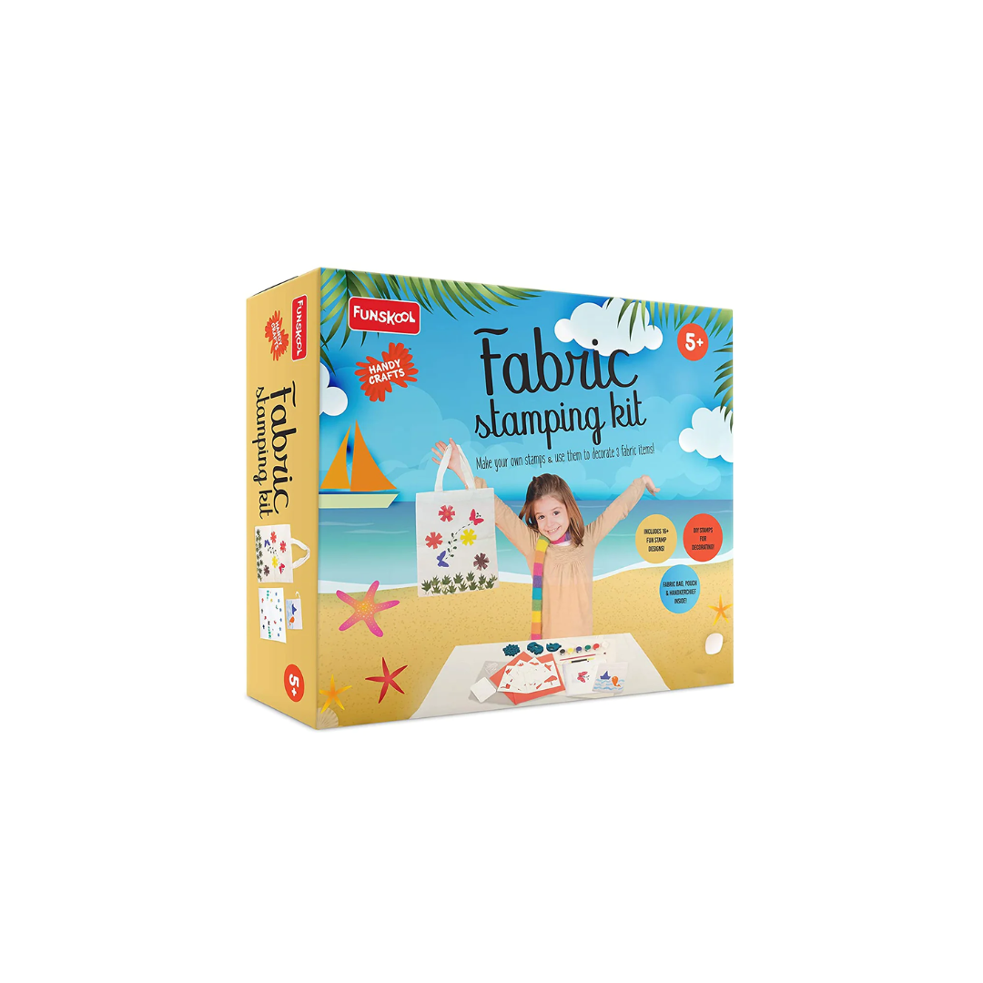 Funskool Diy Fabric Stamping Kit - Multicolor