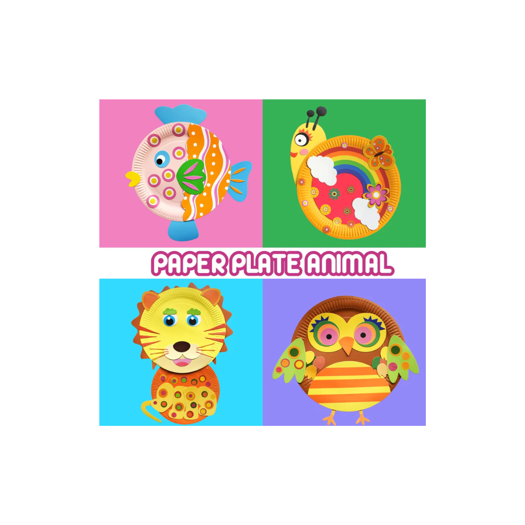 Mirada Art & Craft Paper Plate Animal Kit