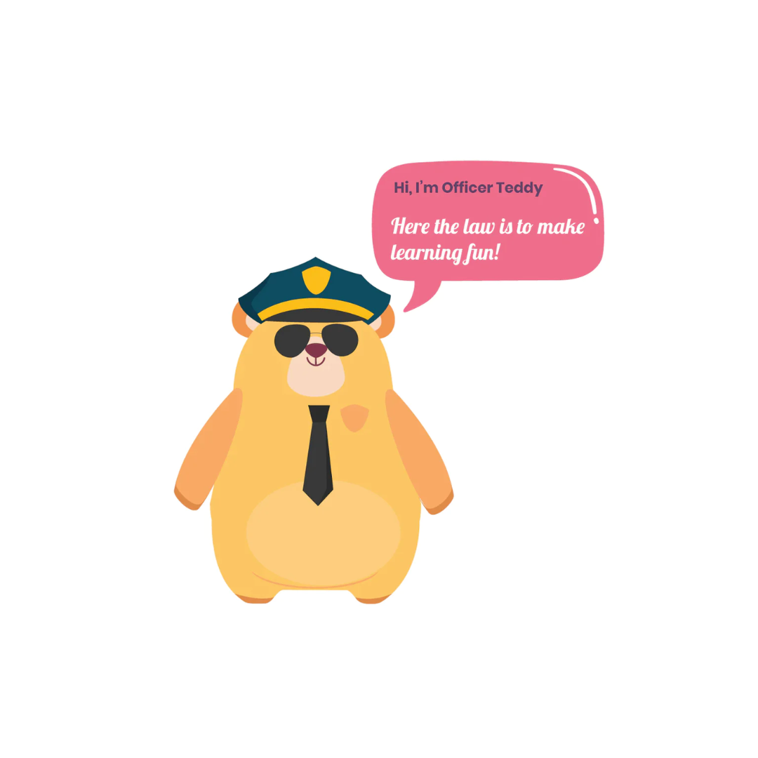 Luma World Officer Teddy Flash Cards