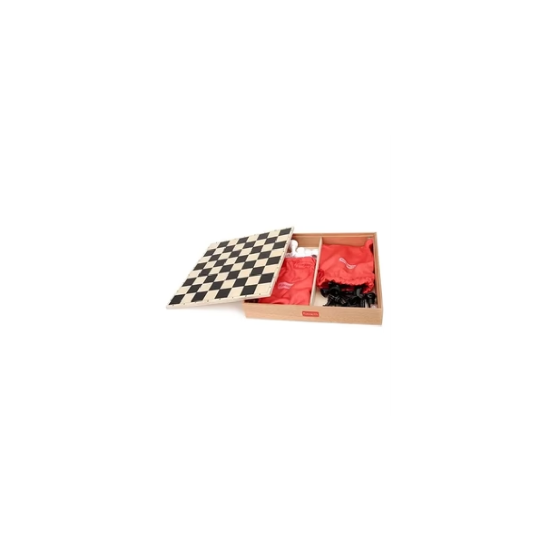 Funskool Deluxe Wooden Chess Game Multicolor