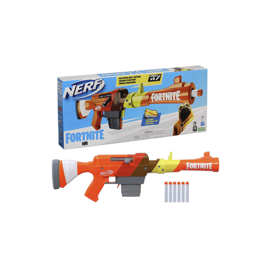 hasbro Nerf Fortnite Hr Dart Blaster, Ruff Wrap Design Gun