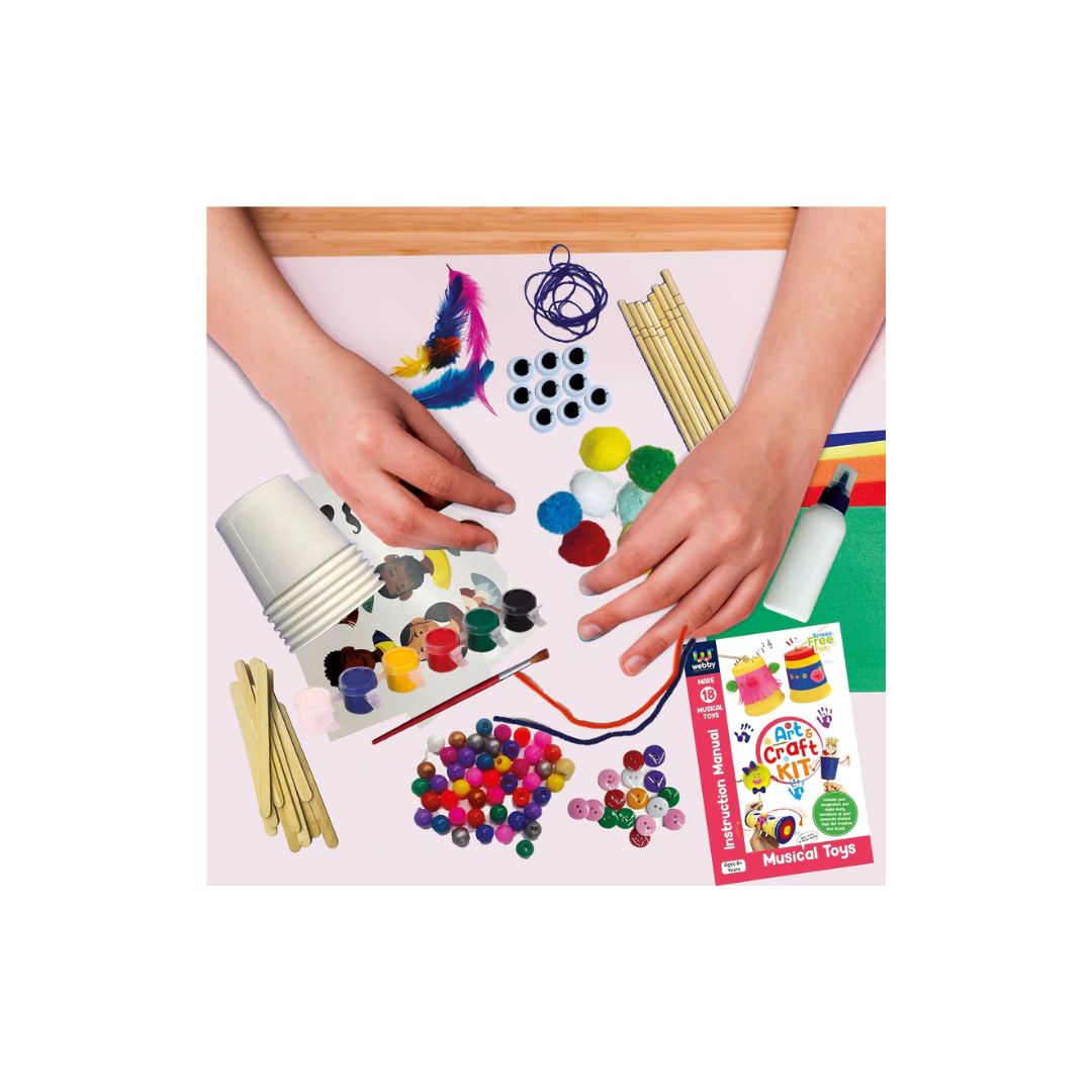 Webby DIY Musical Toys Art and Craft Activity Kit