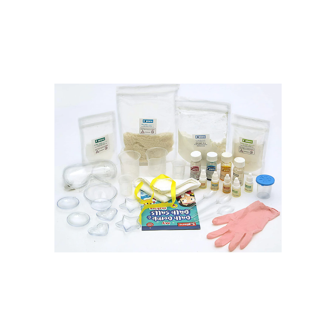 Explore My Bath Bomb And Bath Salts Making Lab Stem Activity Kit