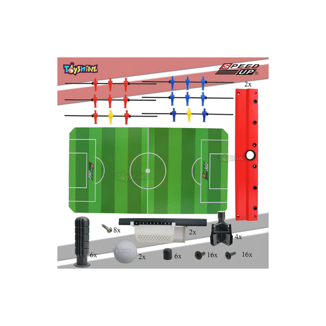 Speed-Up Tackle Foosball, Mini Football, Table Soccer Game (75 Cms)