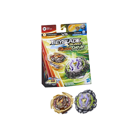 Hasbro Beyblade Burst Quad Drive Destruction Ifritor I7 and Stone