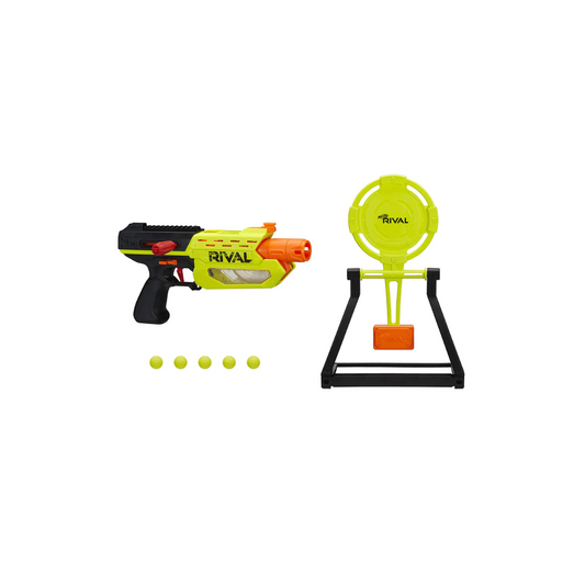 Hasbro Nerf Rival Blaster Gun Mercury With Target And 5 Rounds