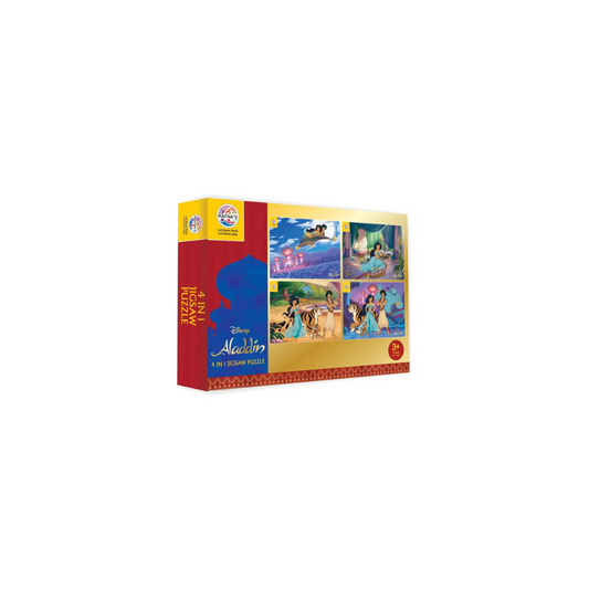 Ratna Disney Aladdin 4In1 Jigsaw Puzzle For Kids