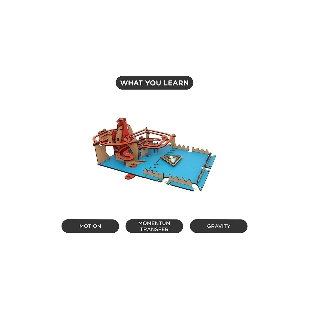Smartivity Roller Coaster Marble Slide Stem Steam Educational Diy Building C