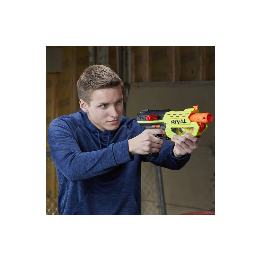 Hasbro Nerf Rival Blaster Gun Mercury With Target And 5 Rounds