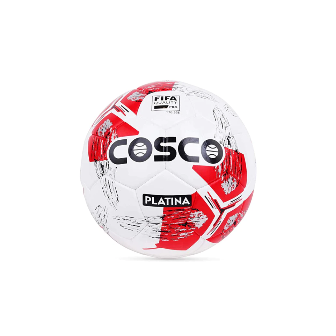 Cosco Platina Leather Footballs, Size 5 Assorted Color