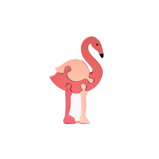 Ilearngrow Animal Puzzle Flamingo