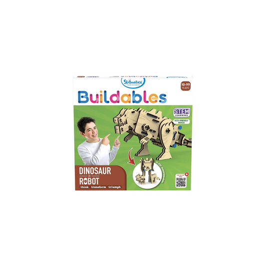 Skillmatics Stem Building Toy : Buildables Dinosaur X Robot