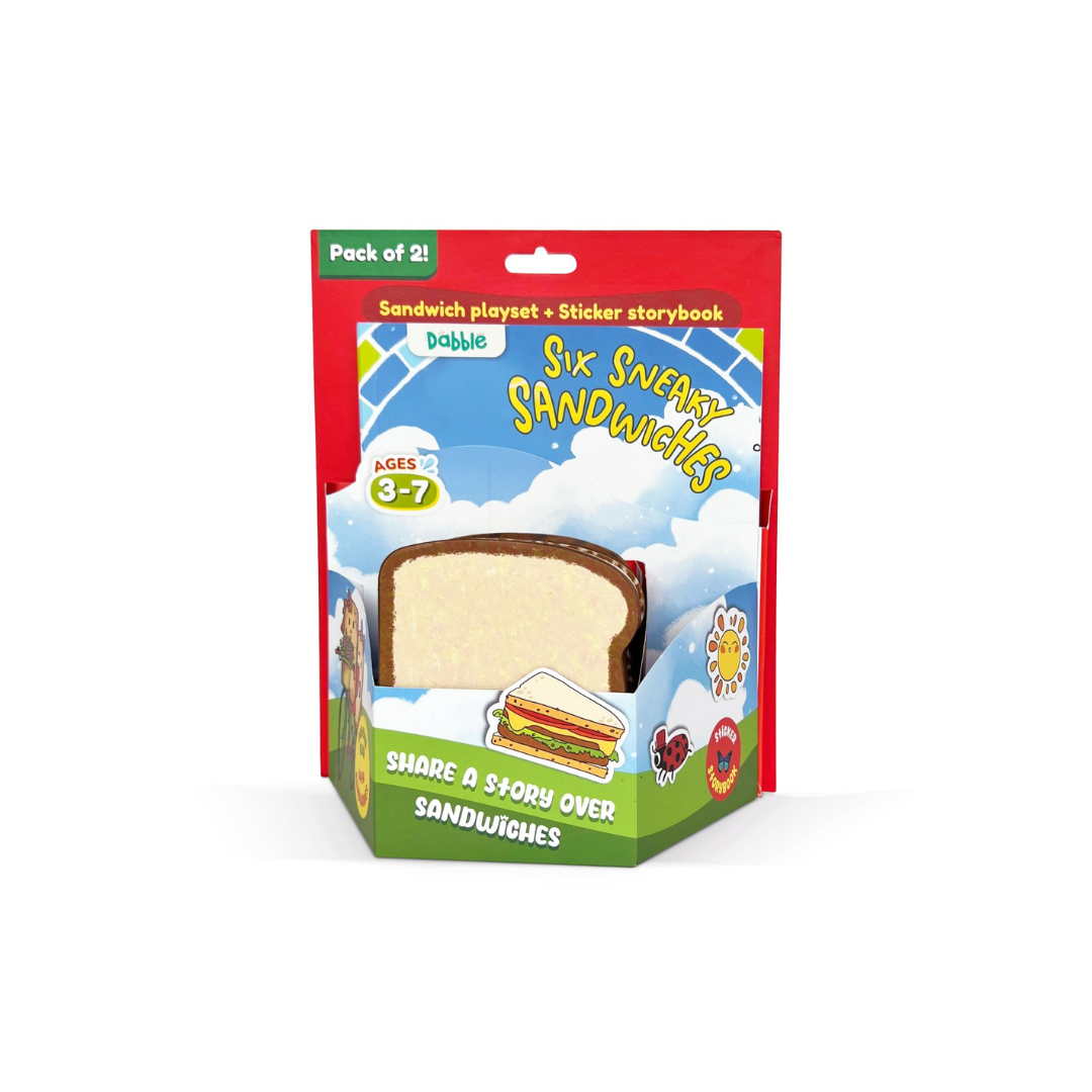 Shifu Dabble Six Sneaky Sandwiches Pretend Play Set