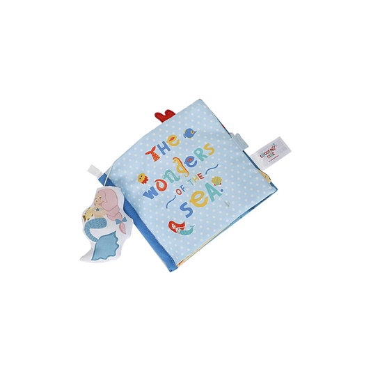Shooting Star Sea Soft Book Rattle for Kids 3Y+, Multicolour