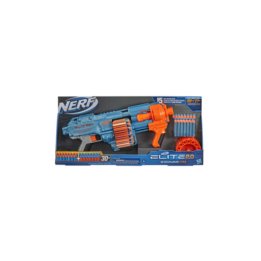 Hasbro Nerf Elite 2.0 Shockwave Rd-15 Blaster, 30 Nerf Darts